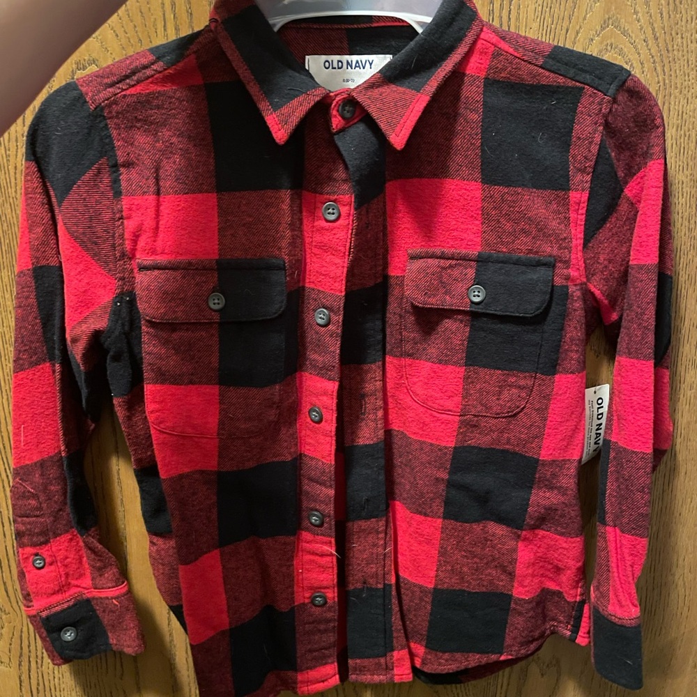 Old Navy Kids Checkered Button-Up Shirt
